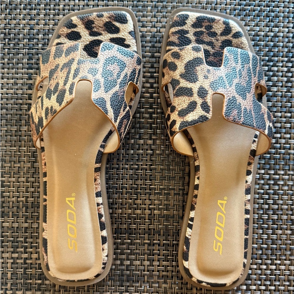 Soda Animal Print Women's Sandals
